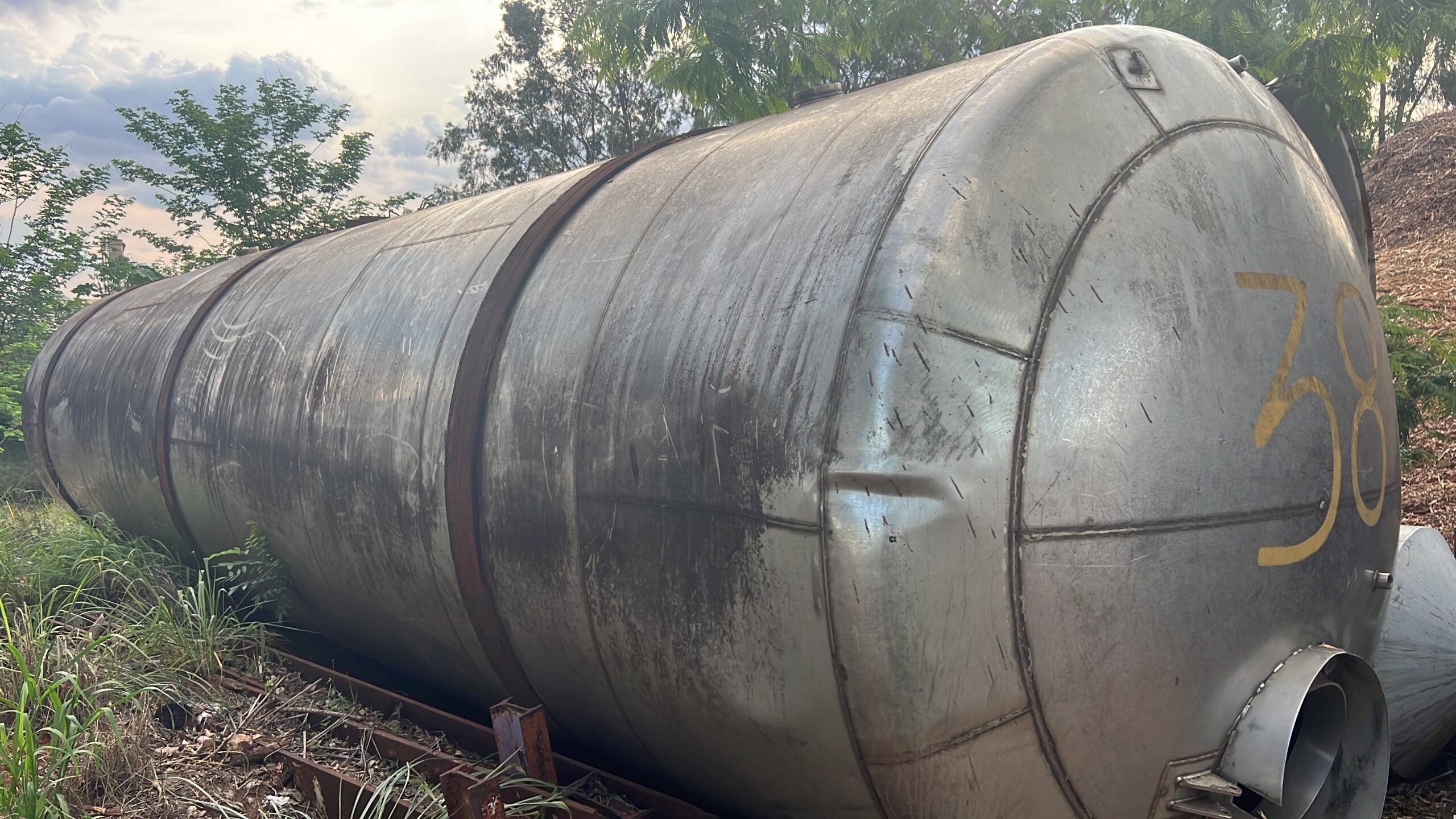 Tanque Inox com Tampa – Capacidade 34.000L