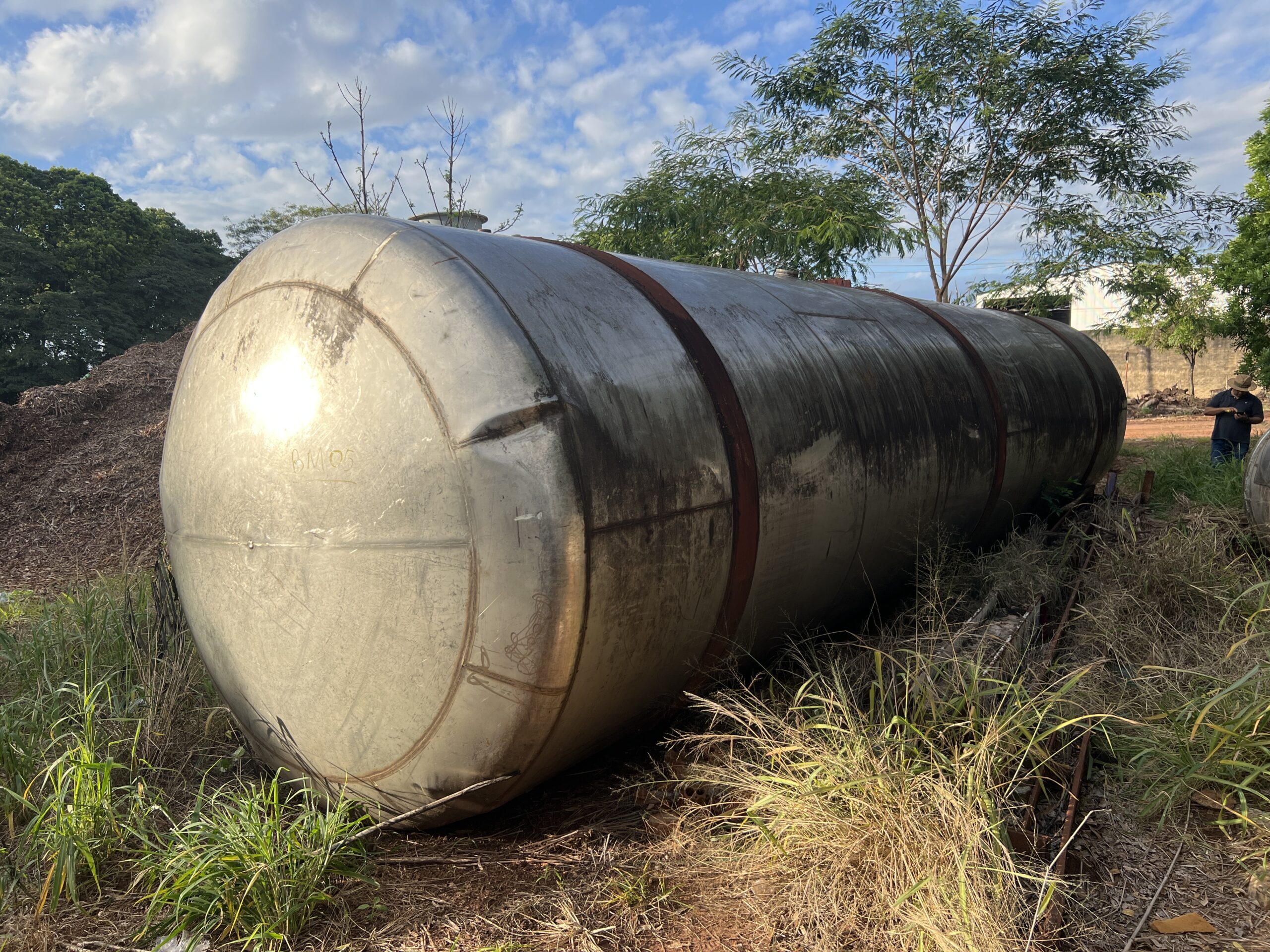 Tanque Inox com Tampa – Capacidade 34.000L